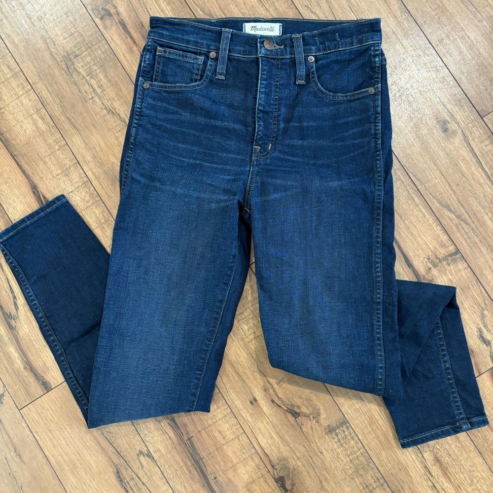 Madewell 10” High Rise Skinny Jeans Dark Wash Size 27